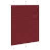 Store plissé rouge bordeaux 110x100 cm largeur du tissu 109,4cm 