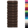Serviettes d'invité de qualité supérieure SOLUND 10 pcs marron 