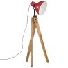 Lampadaire 25 W rouge délavé 45x45x120 cm E27 