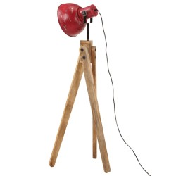 Lampadaire 25 W rouge délavé 45x45x120 cm E27 