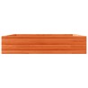 Jardinière cire marron 110x110x23 cm bois de pin massif 