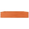 Jardinière cire marron 110x110x23 cm bois de pin massif 