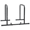 Barre de dips avec longueur réglable, capacité de 300 kg, 96-117x67x75 cm en acier 