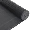 Tapis rectangulaire noir 80x200 cm bambou 