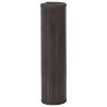 Tapis rectangulaire marron foncé 80x200 cm bambou 