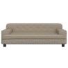 Lit pour chien cappuccino 90x53x30 cm similicuir 