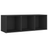 Meubles TV 2 pcs Gris 107x35x37 cm Bois d'ingénierie 