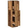 Armoire d'apothicaire vieux bois 30x41x118 cm bois d'ingénierie 