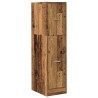 Armoire d'apothicaire vieux bois 30x41x118 cm bois d'ingénierie 