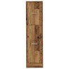 Armoire d'apothicaire vieux bois 30x41x118 cm bois d'ingénierie 