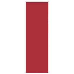 Store enrouleur occultant rouge largeur du tissu 75,7 cm 