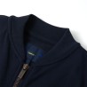 Sweatshirt pour enfants avec fermeture éclair bleu marine 140 