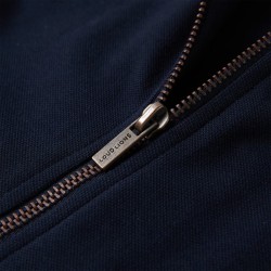 Sweatshirt pour enfants avec fermeture éclair bleu marine 140 