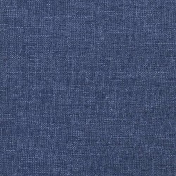 Tête de lit avec oreilles Bleu 163x23x78/88 cm Tissu 