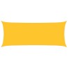Voile d'ombrage 160 g/m² rectangulaire jaune 2x4,5 m PEHD 