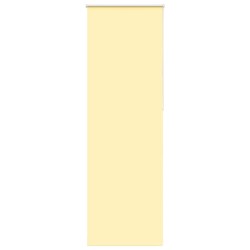 Store enrouleur occultant jaune largeur du tissu 75,7 cm 