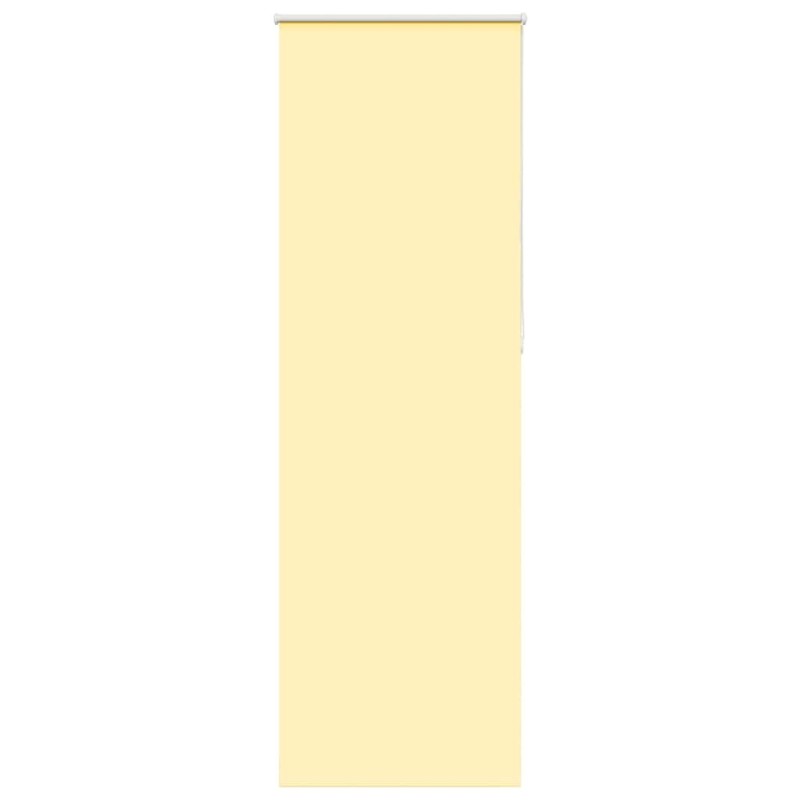 Store enrouleur occultant jaune largeur du tissu 75,7 cm 