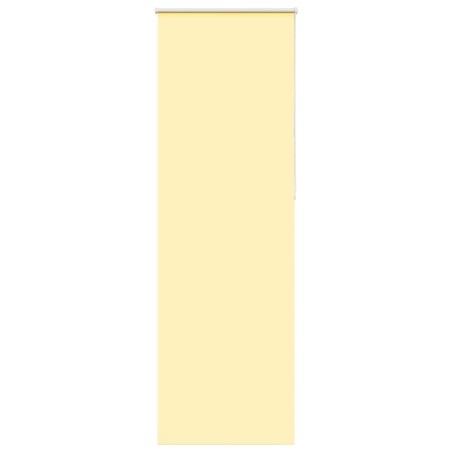 Store enrouleur occultant jaune largeur du tissu 75,7 cm 