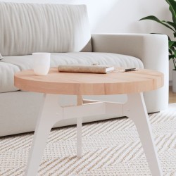 Dessus de table Ø60x4 cm rond bois massif de hêtre 