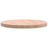 Dessus de table Ø60x4 cm rond bois massif de hêtre 