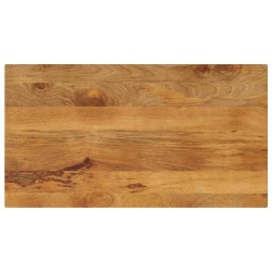Dessus de table 120x50x3,8cm rectangulaire bois massif manguier 