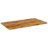 Dessus de table 120x50x3,8cm rectangulaire bois massif manguier 