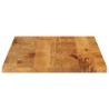Dessus de table 120x50x3,8cm rectangulaire bois massif manguier 
