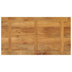 Dessus de table 120x50x3,8cm rectangulaire bois massif manguier 