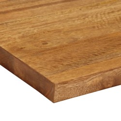 Dessus de table 120x50x3,8cm rectangulaire bois massif manguier 