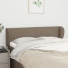 Tête de lit avec oreilles Taupe 147x23x78/88 cm Tissu 