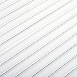 Porte d'armoire à persiennes blanc 99,3x59,4 cm pin massif 