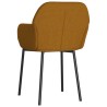 Chaises à manger lot de 2 Marron Velours 