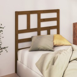 Tête de lit Marron miel 106x4x104 cm Bois massif de pin 