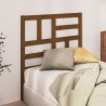 Tête de lit Marron miel 106x4x104 cm Bois massif de pin 