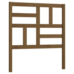 Tête de lit Marron miel 106x4x104 cm Bois massif de pin 