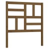 Tête de lit Marron miel 106x4x104 cm Bois massif de pin 