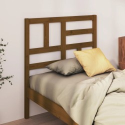 Tête de lit Marron miel 106x4x104 cm Bois massif de pin 