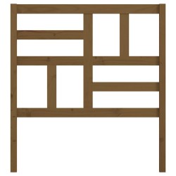 Tête de lit Marron miel 106x4x104 cm Bois massif de pin 