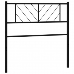 Tête de lit métal noir 90 cm 