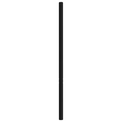 Tête de lit métal noir 90 cm 