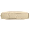 Coussin en Palette pour siège Beige 60x40x8 cm Tissu Oxford 