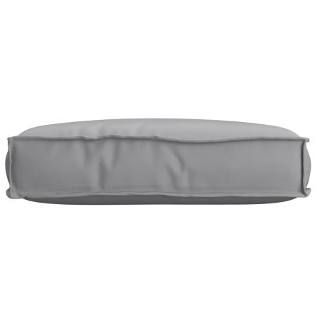 Coussin de palette pour siège gris 60x40x8 cm en tissu Oxford 