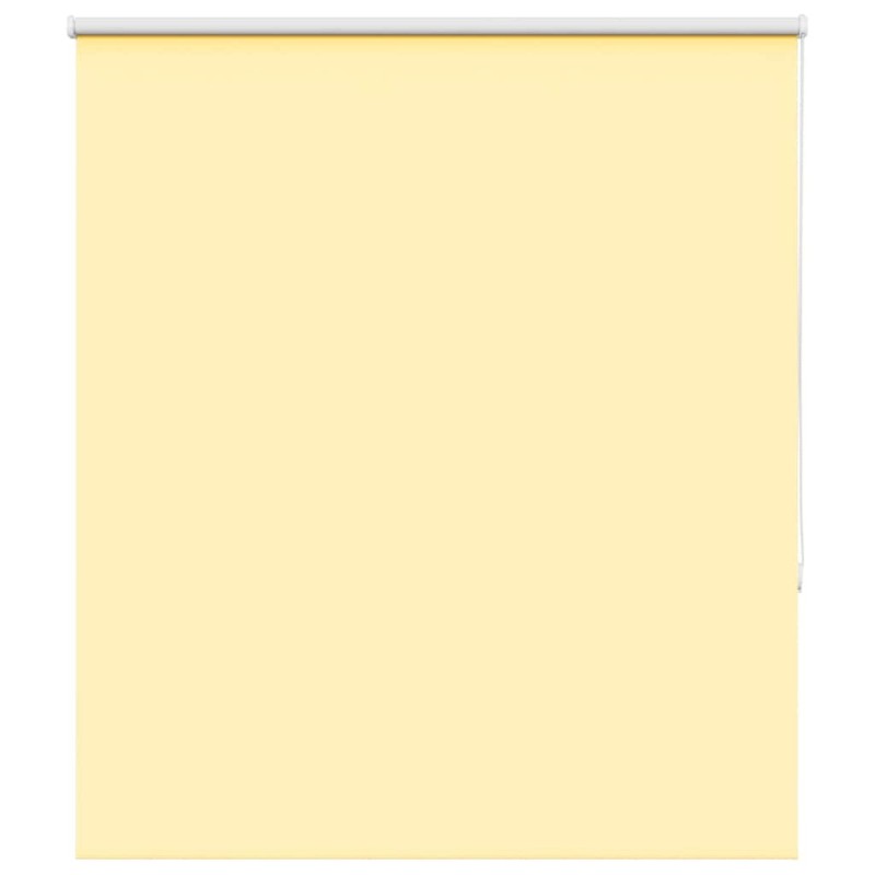 Store enrouleur occultant jaune largeur du tissu 131,6 cm 