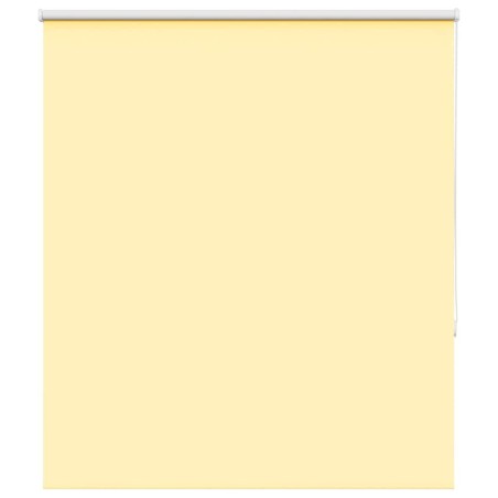Store enrouleur occultant jaune largeur du tissu 131,6 cm 