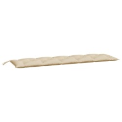 Coussin de banc de jardin beige 180x50x7 cm tissu oxford 