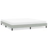 Cadre de lit sans matelas gris clair 200x210 cm velours 