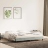 Cadre de lit sans matelas gris clair 200x210 cm velours 