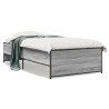 Cadre de lit sans matelas sonoma gris 90x190 cm 