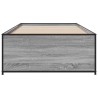 Cadre de lit sans matelas sonoma gris 90x190 cm 