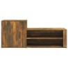 Armoire à chaussures Chêne fumé 130x35x54 cm Bois d'ingénierie 